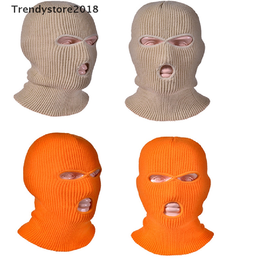 Mũ beanie kèm khẩu trang 3 lỗ giữ ấm mùa đông thời trang 2018