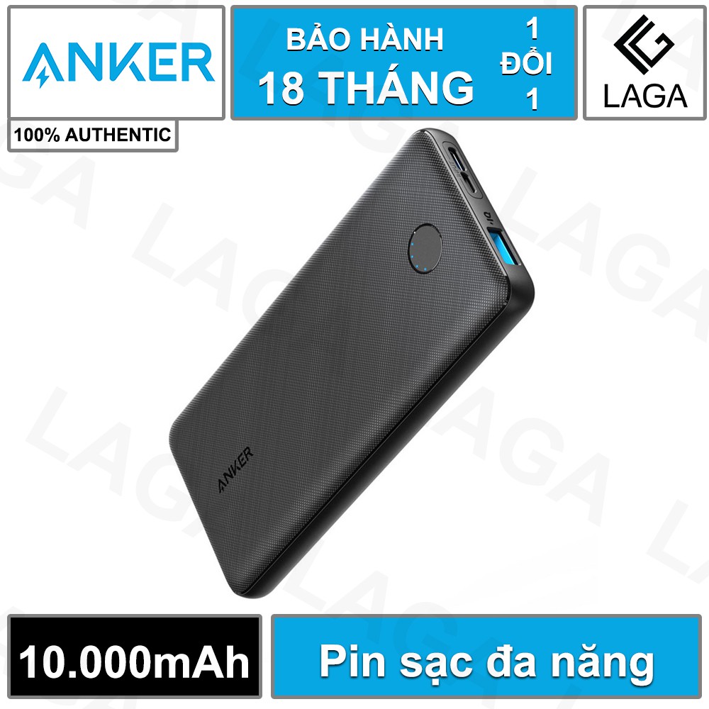 Pin Sạc Dự Phòng Anker PowerCore Slim 10000mAh A1229