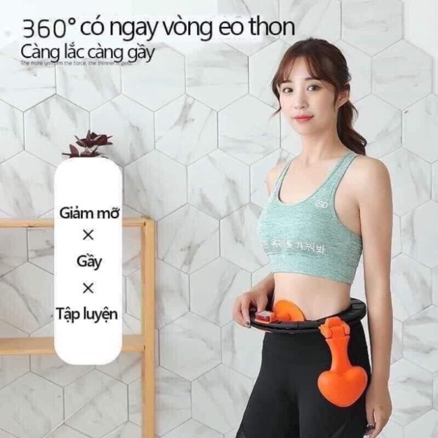 Vòng Lắc Eo Thông Minh Đếm Số, Đốt Cháy Calo Cho Chị Em