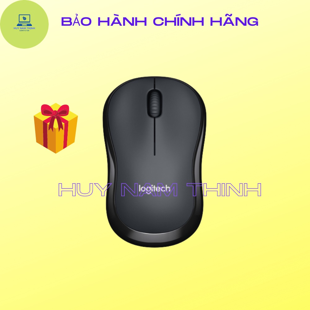 Chuột không dây LOGITECH M220 độ nhạy cao, giảm tiếng ồn, có nút on off tặng kèm pin chính hãng