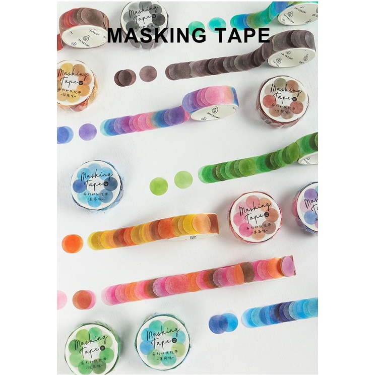 Cá Chép - Washi tape chấm tròn pastel Infeel me