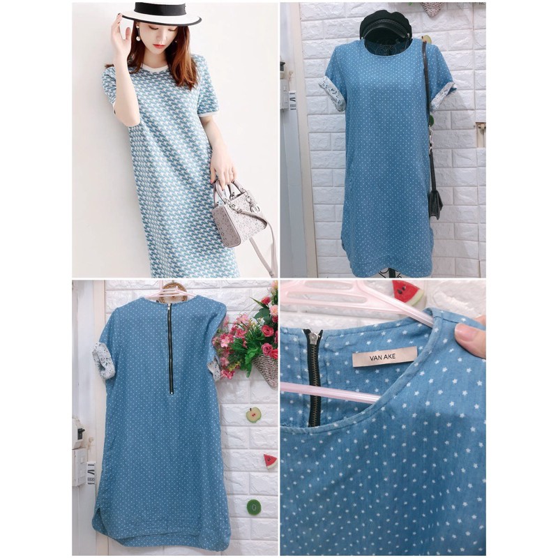 Đầm jean denim thần thánh cập bến