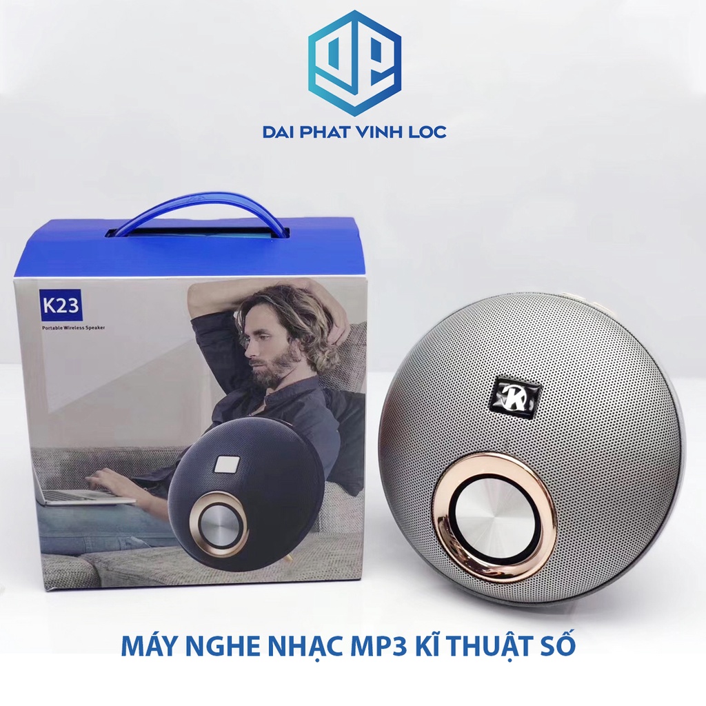 Loa Bluetooth mini DPVL-23 2021 công suất lớn bass căng lớn, loa nghe nhạc cao cấp, chống nước Đại Phát