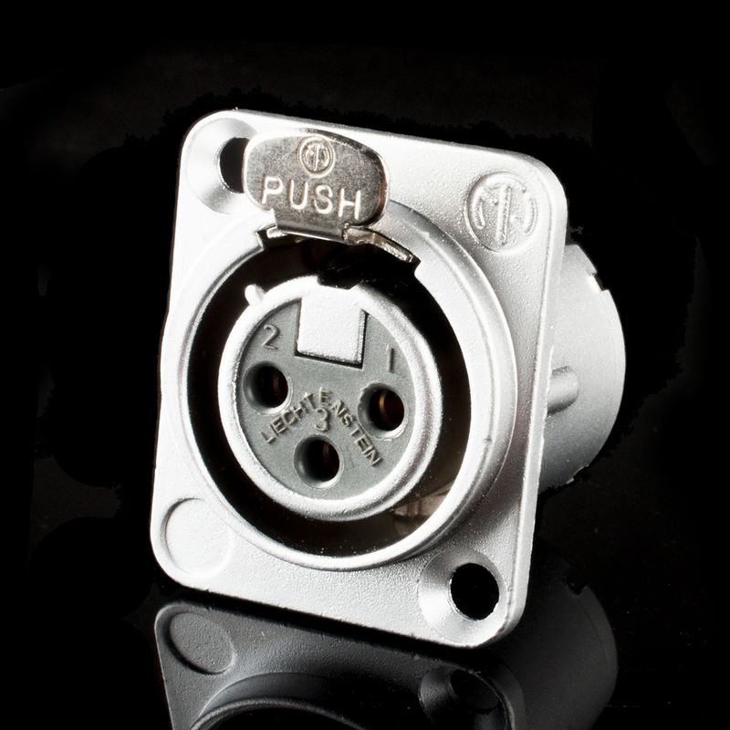 Hàng có sẵn * NEUTRIK 3 PIN XLR NC3FD-LX-HE KẾT NỐI XLR CHUỖI NỮ