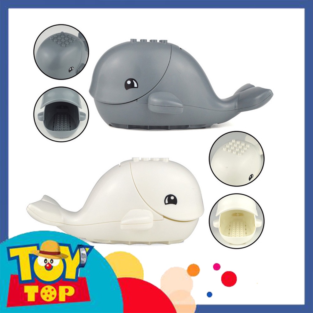 Đồ chơi lắp ráp phụ kiện ghép BigFig động vật cá voi xếp hình NO.365