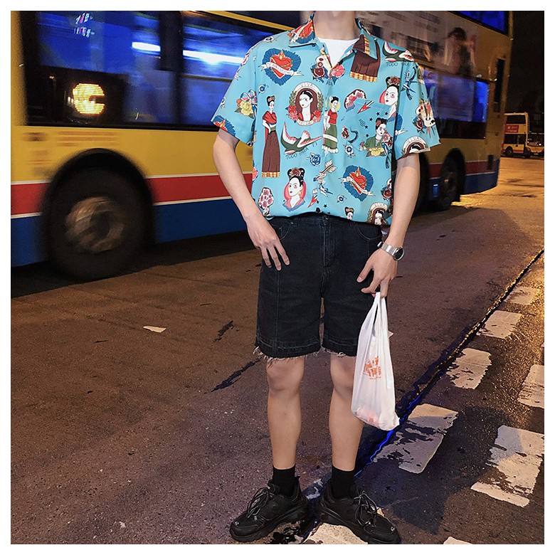 Áo sơ mi nam thời trang in hình độc đáo nổi bật | BigBuy360 - bigbuy360.vn