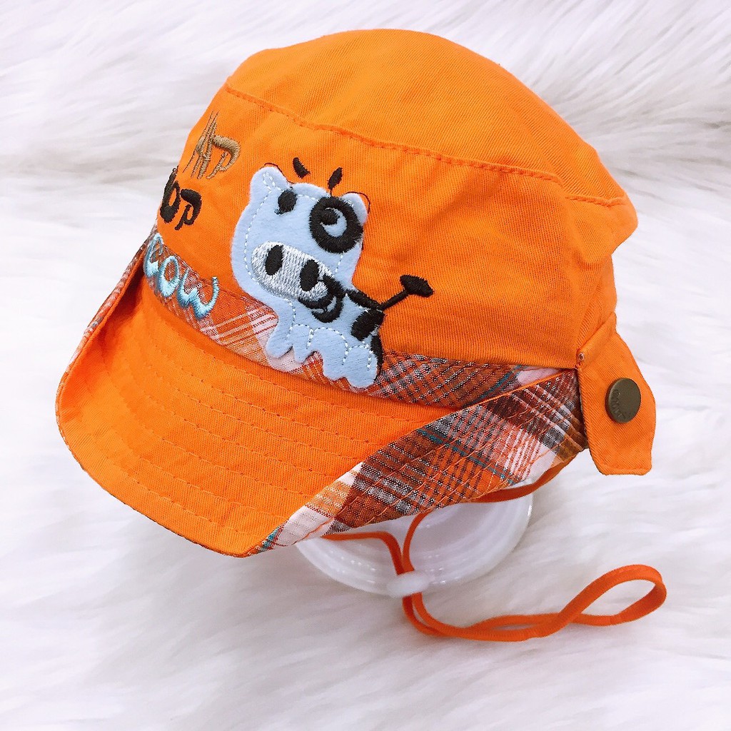 Nón Vành Bé Trai Bé Gái HipHop Cow Duy Ngọc Cao Cấp Size 48 Dành Cho Bé Từ 1 Đến 2 Tuổi, hàng chính hãng (2495)