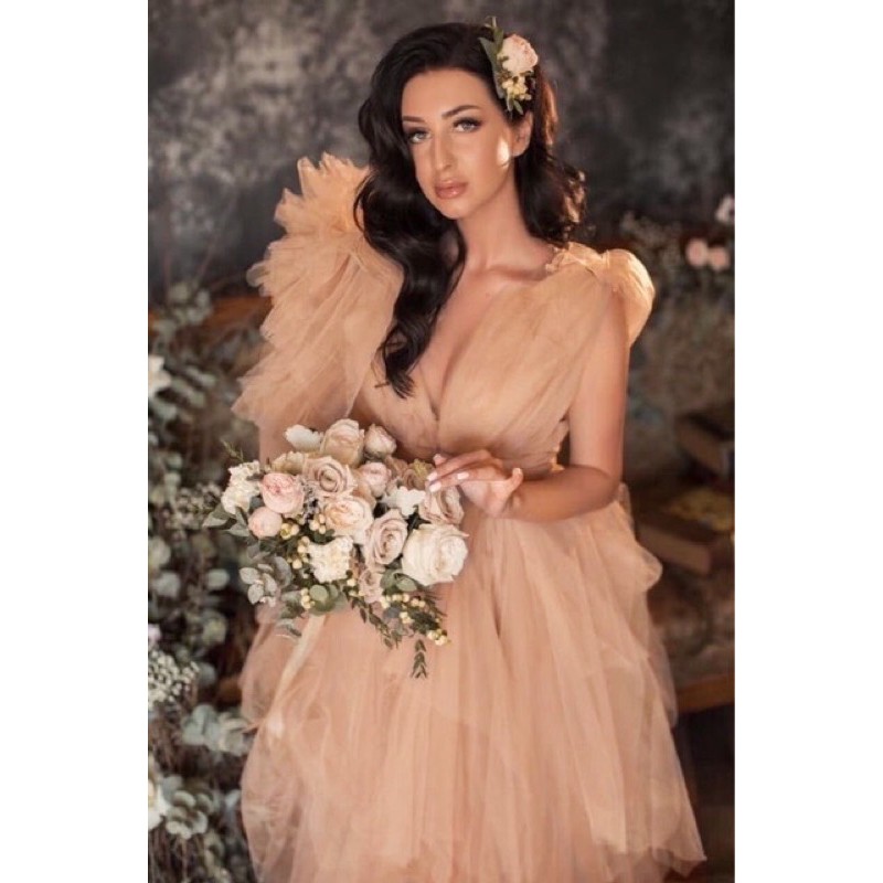 váy chụp ảnh bầu, concept ( Không kèm nội y)