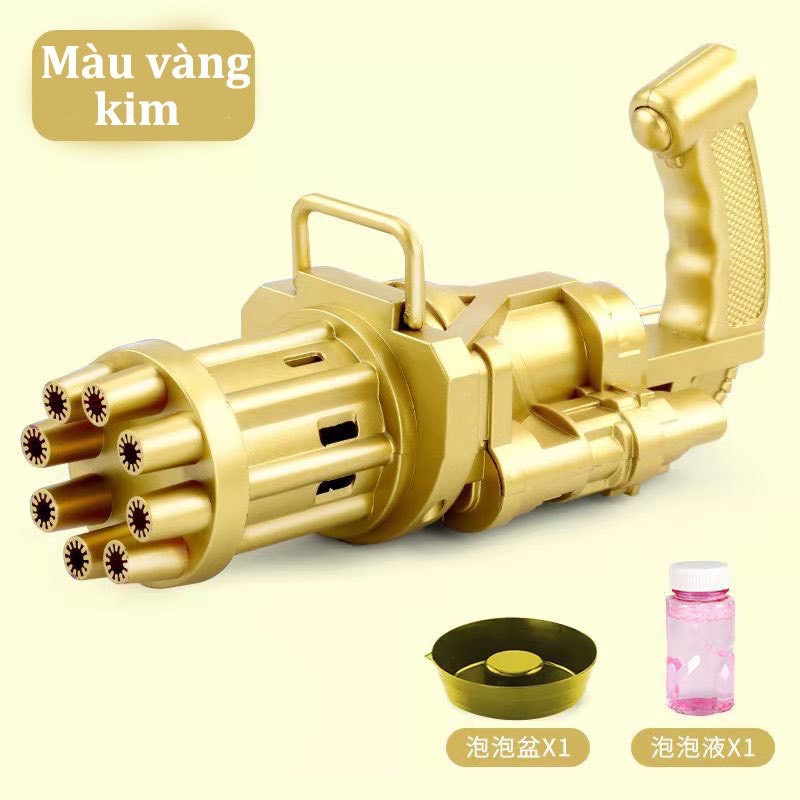 Súng Bắn Bong Bóng Tự Động, Không Thấm Nước, Tạo Bong Bóng Tiện Lợi Và Nhanh Chóng, Có Kèm Theo Nước Bong Bóng