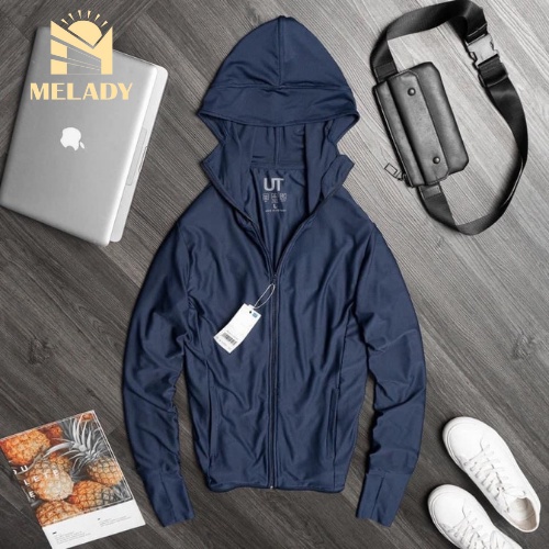 Áo khoác chống nắng 2 lớp dày dặn dành cho nam chống tia UV có mũ trùm mềm mại, thoáng mát, thông hơi