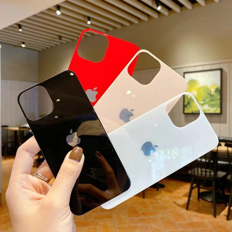 Miếng Dán Kính Cường Lực Mặt Sau Điện Thoại Đổi Màu Độc Đáo Cho Apple 12 iPhone11 X/XR 7/8 7p/8p