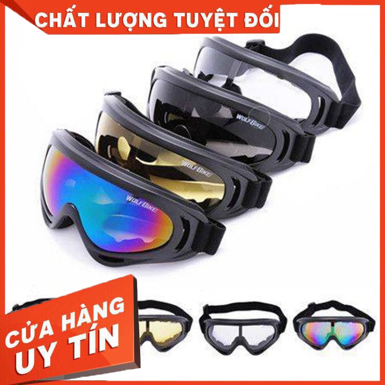 Kính Phượt UV400 Gắn Nón Bảo Hiểm Xe Máy