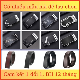Thắt lưng nam chất liệu da bò thật có khóa hợp kim đúc, thắt lưng nam da bò nhập khẩu