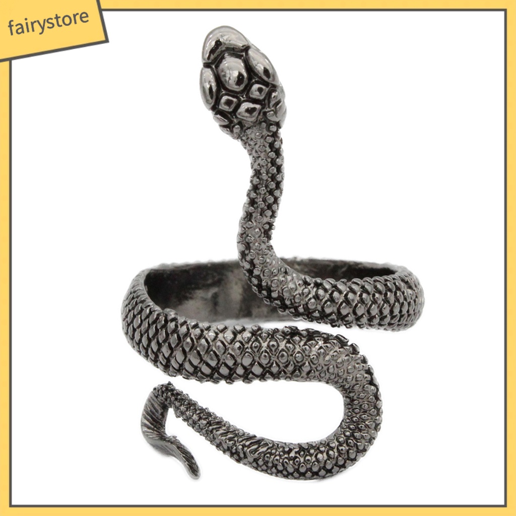 Nhẫn Hở Hình Rắn Cá Tính Cho Nam Và Nữ