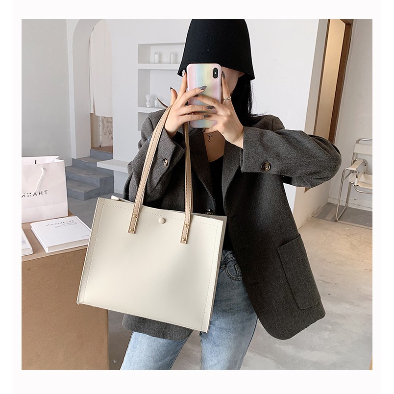 Túi đeo vai kiểu công sở đựng vừa giấy a4 và laptop dài 33 cao 28