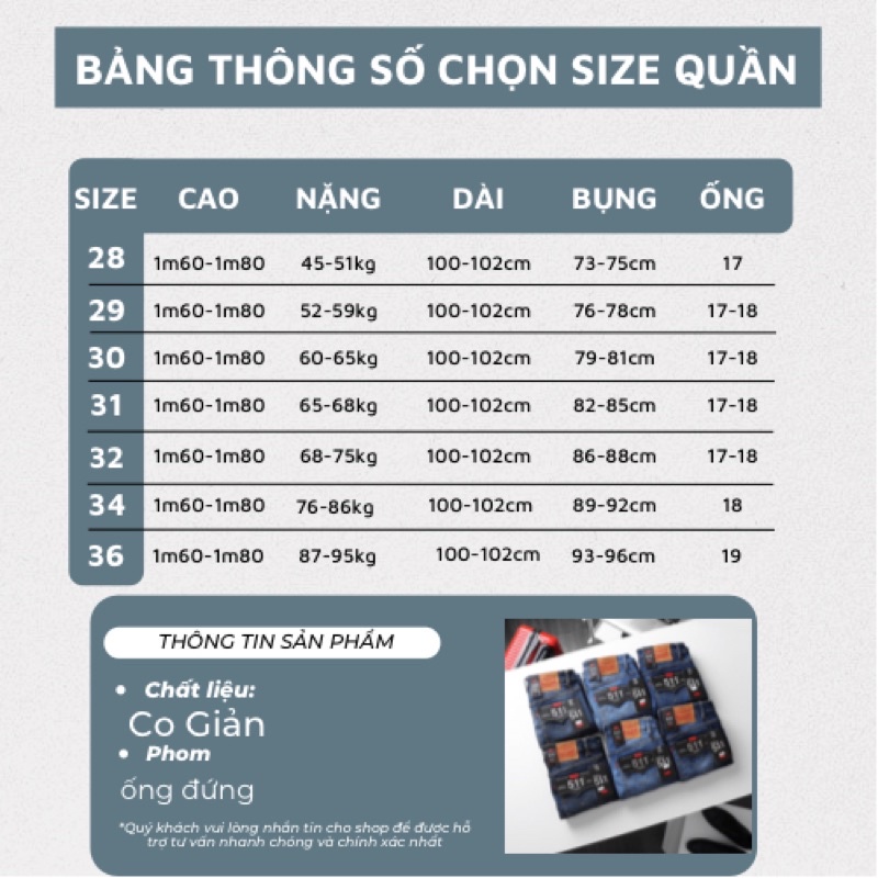 Quần Jean dài  Nam Cao Cấp xanh Quần bò nam dáng ống đứng Vải co giãn dầy dặn Quần zin đẹp