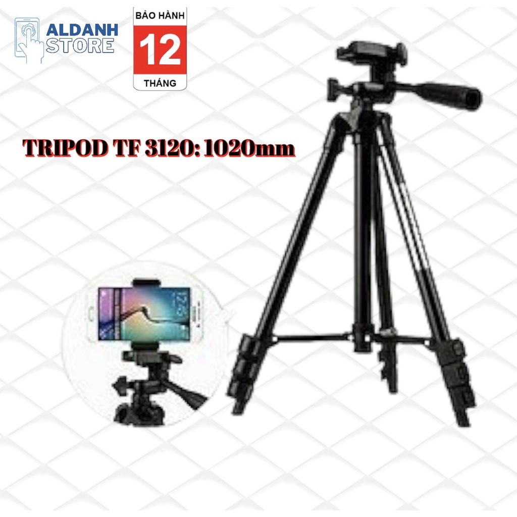 Gậy 3 Chân Tripod 3110 - TF-3120 Chụp Ảnh Selfie Tự Sướng Khung Nhôm Chắc Chắn