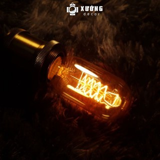 Bóng đèn thuỷ tinh edison vintage retro e27 saving t45 40w 220v