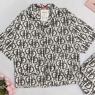 Bộ pỵjama Dior chất lụa kate sành điệu { ảnh thật }