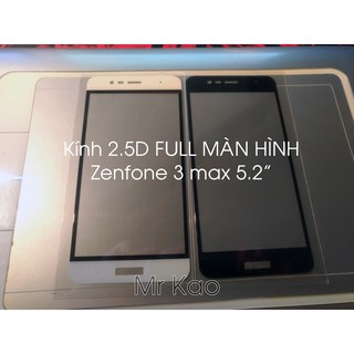 Zenfone 3 MAX 5.2" (ZC520TL) - Kính Cường Lực Full màn hình