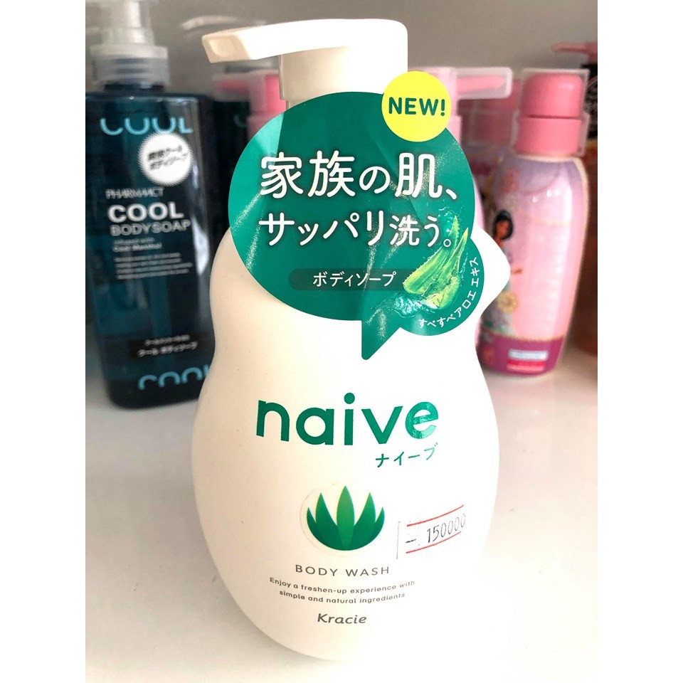 Sữa tắm Naive lô hội 530ML