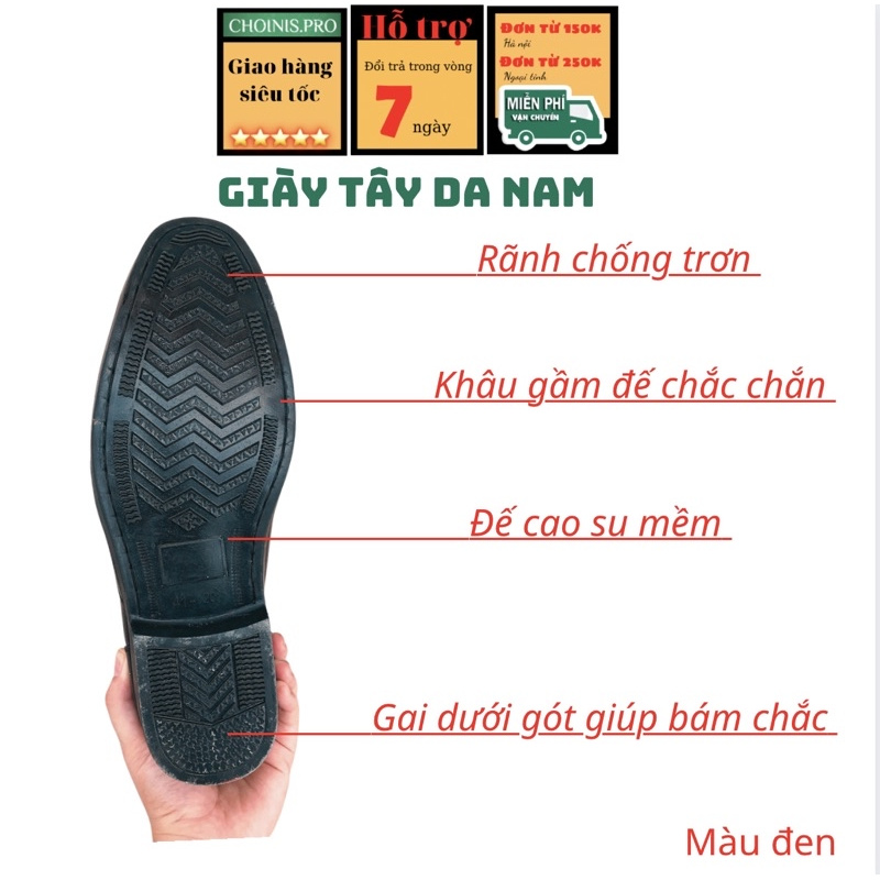 GIÀY TÂY  DA CAO CẤP- GIá tại xưởng sản xuất(Giầy dành cho cả trung tuổi, truung niên, ông già, tặng bố,ông)