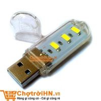 Thanh đèn LED mini v1 gồm 3bóng cổng cắm USB thích hợp để bàn học làm đèn ngủ đèn học đèn làm việc máy tính