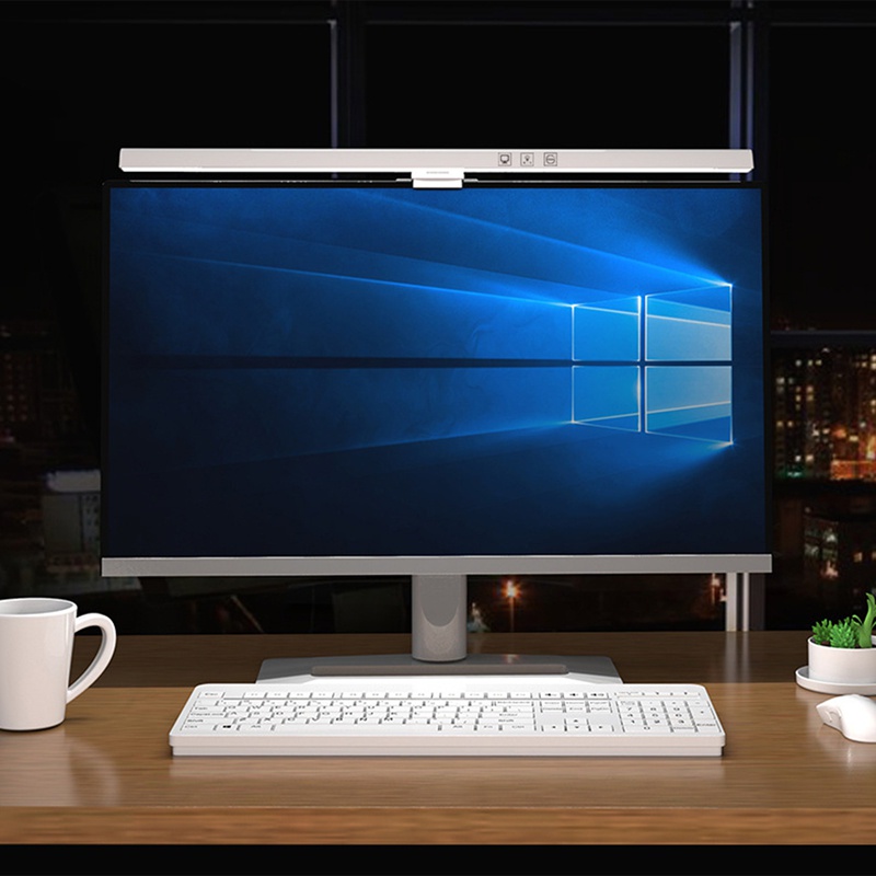 Đèn LED Để Bàn Ánh Sáng Trắng Cổng Sạc USB Cho Máy Tính