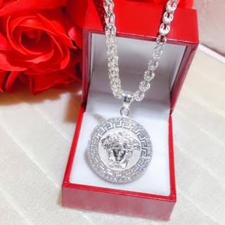 Dây chuyền versace bạc cao cấp