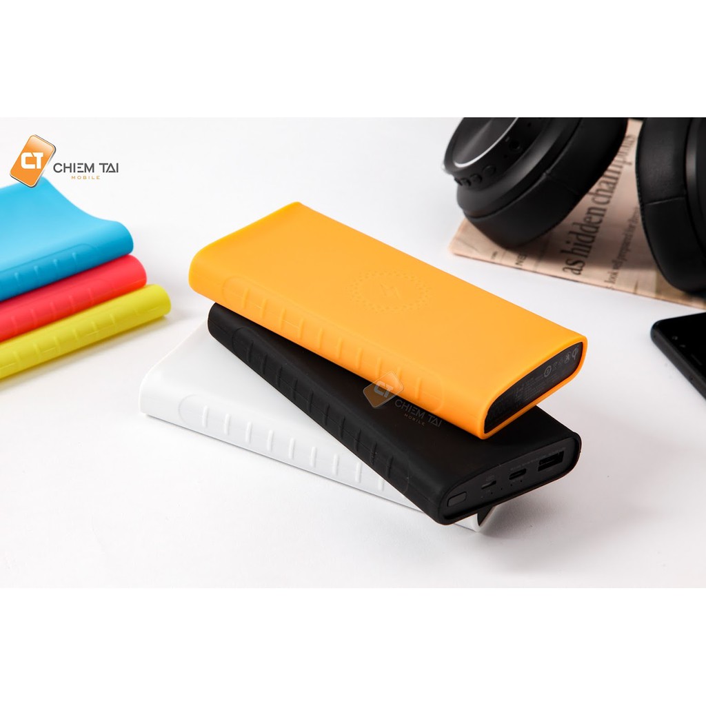 Bao silicone pin sạc dự phòng Xiaomi PLM11ZM 10000mAh