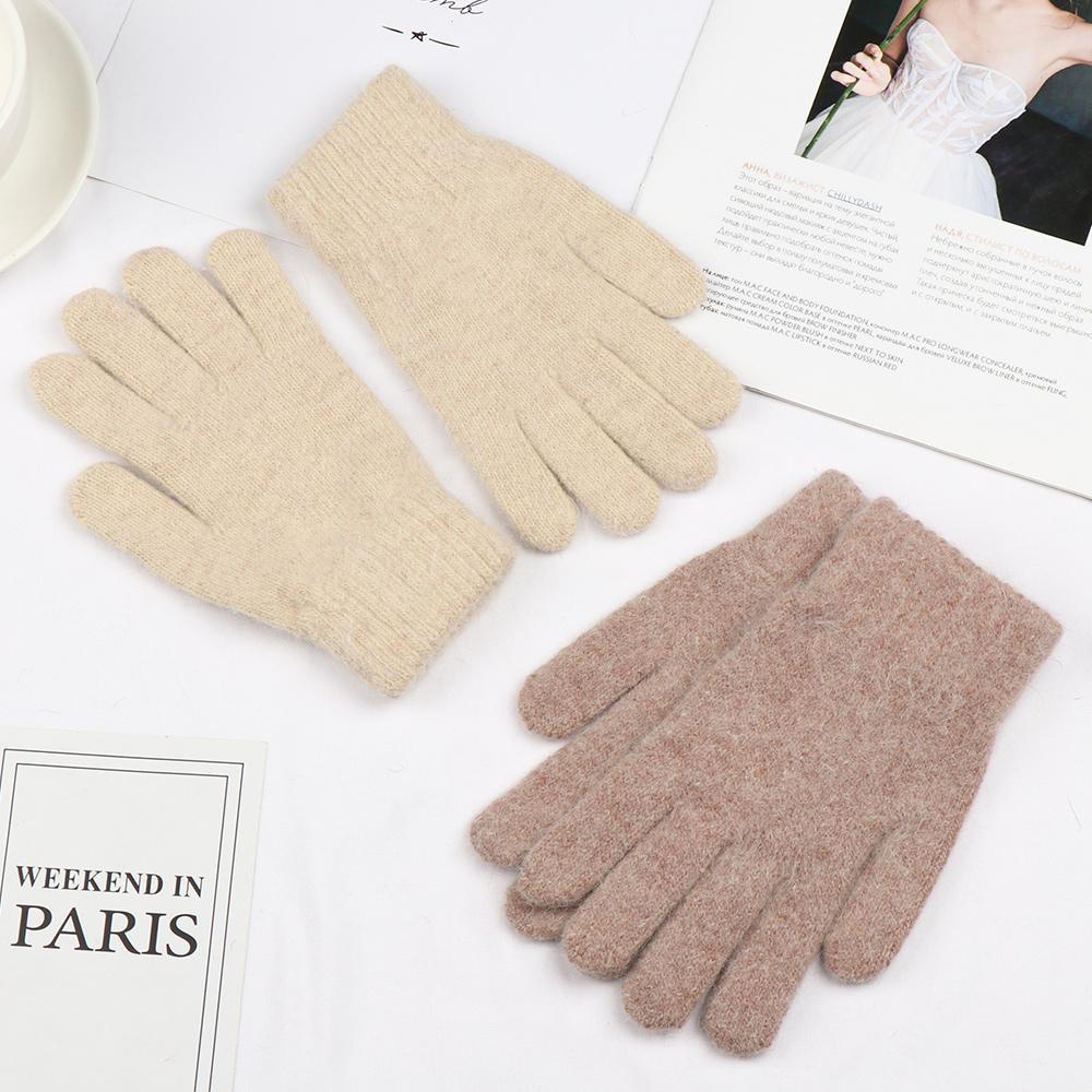 Găng Tay Lái Xe Vải Cashmere Co Giãn Toàn Diện