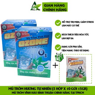 Mủ trôm sạch Vĩnh Hảo hương tự nhiên Ozone O3 10 gói x 15gr (hộp). Mủ trôm chính hãng Bình Thuận - Alife