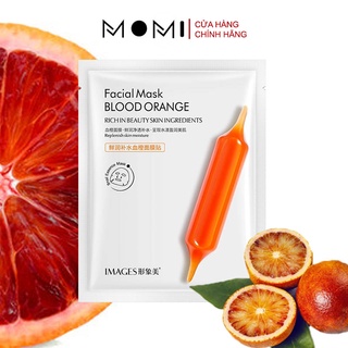 Mặt nạ giấy dưỡng trắng da - Mask Images chiết xuất cam đỏ