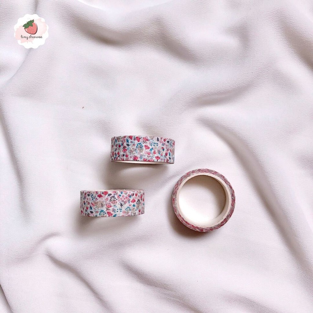 Japanese washi tape - Cuộn băng dính hoạ tiết Nhật