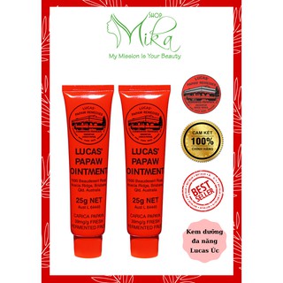 [CHÍNH HÃNG ÚC] Kem Đa Năng Lucas' Papaw Ointment Úc 25g