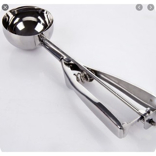 Muỗng múc kem inox 4cm - 5cm - 6cm - dụng cụ múc kem inox chống rỉ