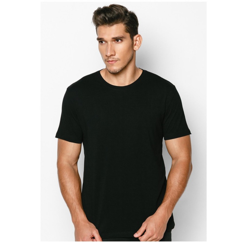 Combo 3 áo thun trơn cổ tròn tay lỡ Đen, Trắng , Xám Chất Liệu Thun Lạnh Co dãn mềm mịn - shopmens - Ac122