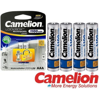 4 viên pin sạc AAA 1100mAh Ni-MH Rechargeable Battery 1.2V CAMELION