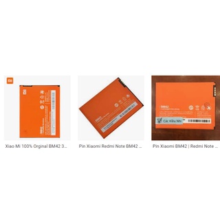 Pin bm42/redmi note xiaomi