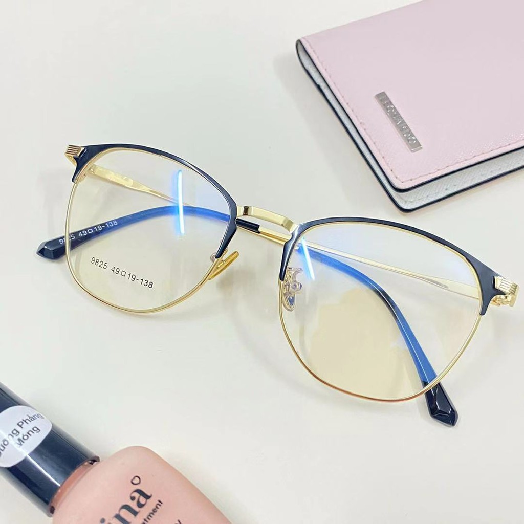 [ HOT 💥💥💥 ] Mắt Kính Gọng Tròn Kính Cận Chống Tia UV Ánh Sáng Xanh Và Tia Bức Xạ Thời Trang Phong Cách Hàn Quốc | BigBuy360 - bigbuy360.vn