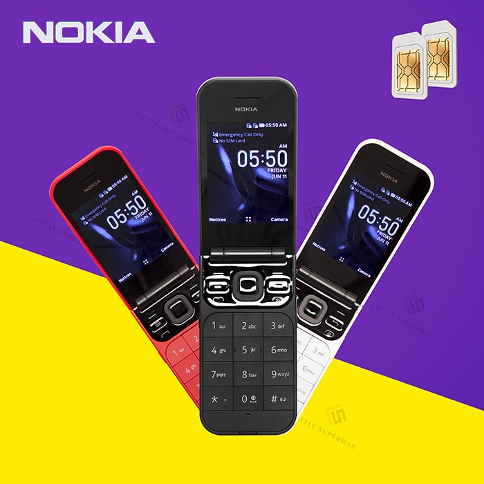 Điện Thoại Di Động Lật Chính Hãng, Phiên Bản 2G Dành Cho Nokia 2720