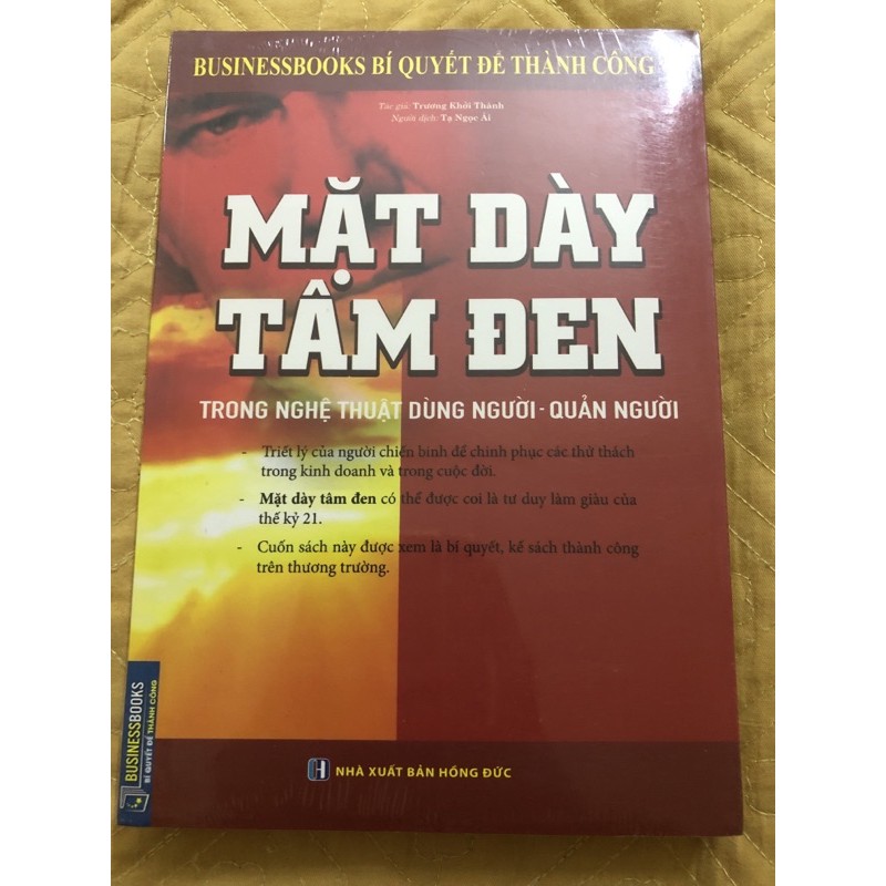 Sách Mặt dày tâm đen