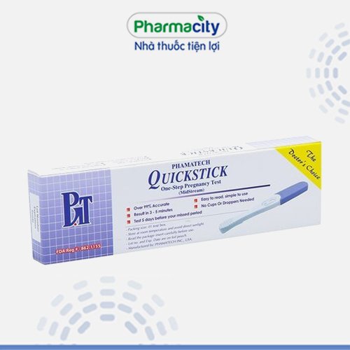 Bút thử thai Quickstick nhanh Phamatech One-Step Midstream