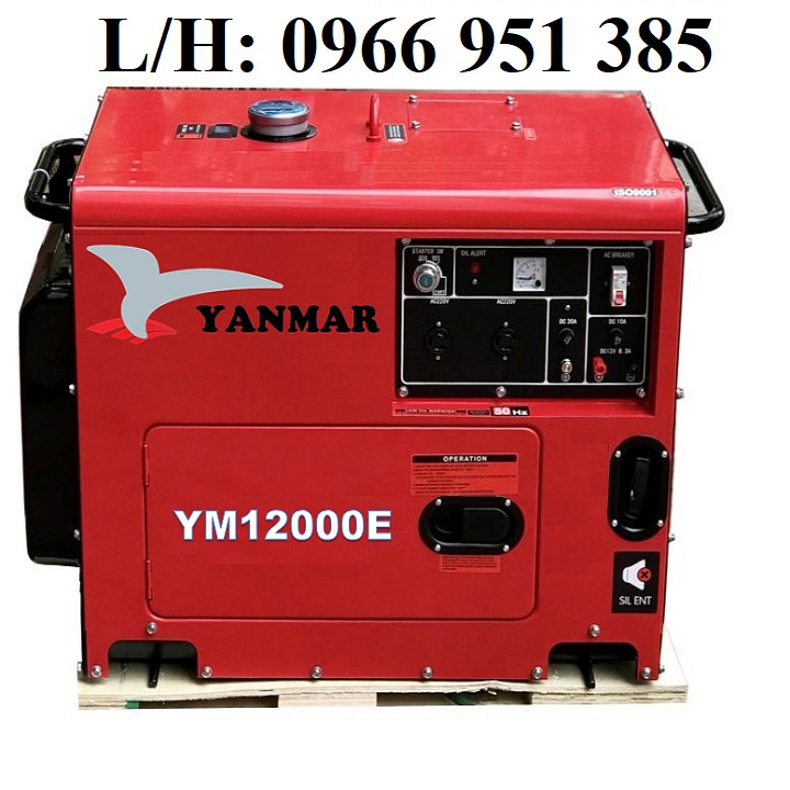 Máy phát điện Yanmar 7.0kw chạy dầu 12000E