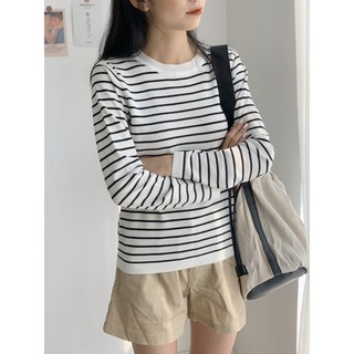 Áo len kẻ ONE dài tay LEN53 1994closet