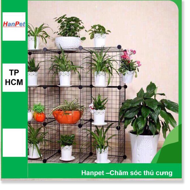 D HP- Miếng ghép vạn năng 35x35cm - lắp ghép chuồng mèo, quây chó, làm kệ trang trí