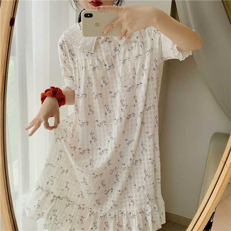 Đầm ngủ / mặc nhà pijama dài ulzzang order