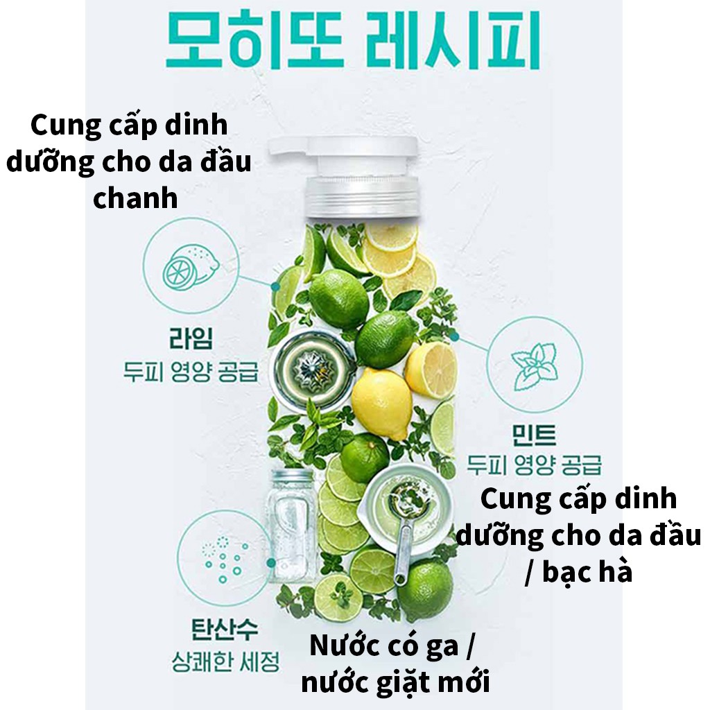 Dầu gội thảo mộc 500ml + 500ml xuất xứ Hàn Quốc cao cấp