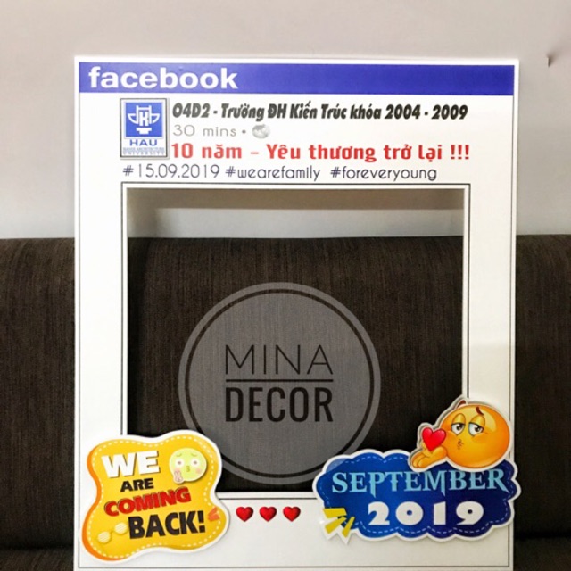 ☀️KHUNG ẢNH CHECKIN - Size S - M☀️