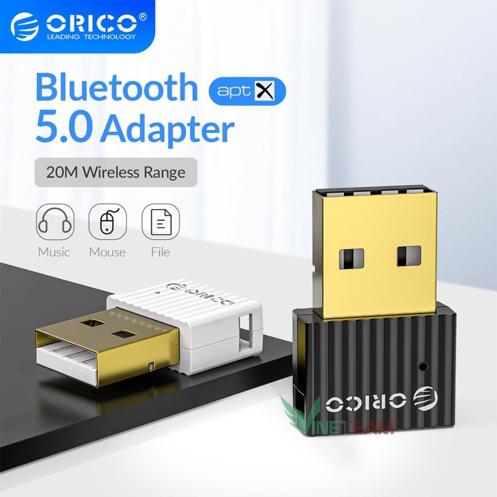 USB Bluetooth 5.0 Orico BTA-508 – Chính Hãng Orico – Hỗ trợ máy tính kết nối Bluetooth với các thiết bị khác -dc4220